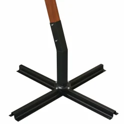 MAISON EXCLUSIVE - Parasol suspendu avec poteau en bois 300x300 cm blanc