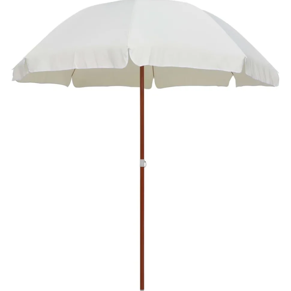 MAISON EXCLUSIVE - Parasol de jardin avec mât en acier 240 cm sable
