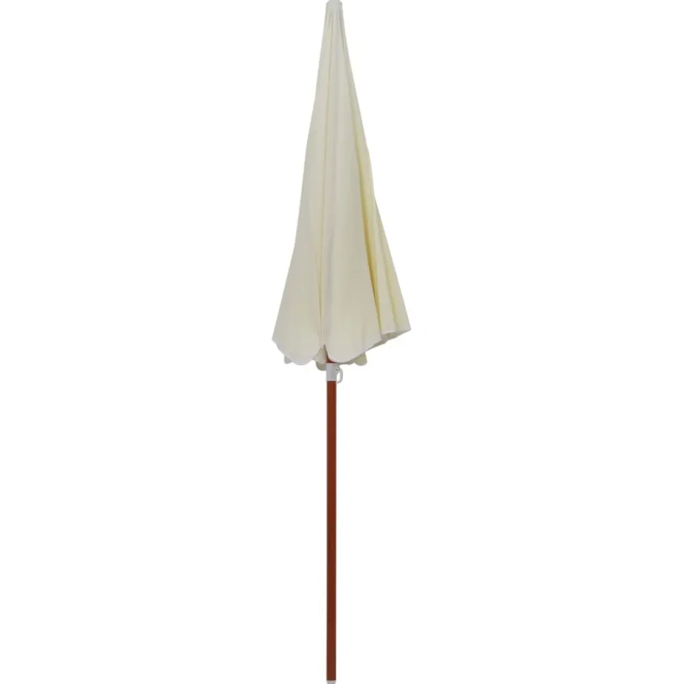 MAISON EXCLUSIVE - Parasol de jardin avec mât en acier 240 cm sable