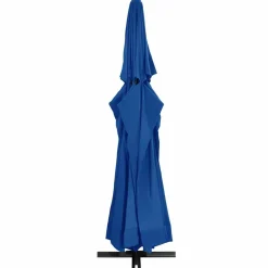 MAISON EXCLUSIVE - Parasol de jardin avec mât en aluminium 600 cm bleu azuré