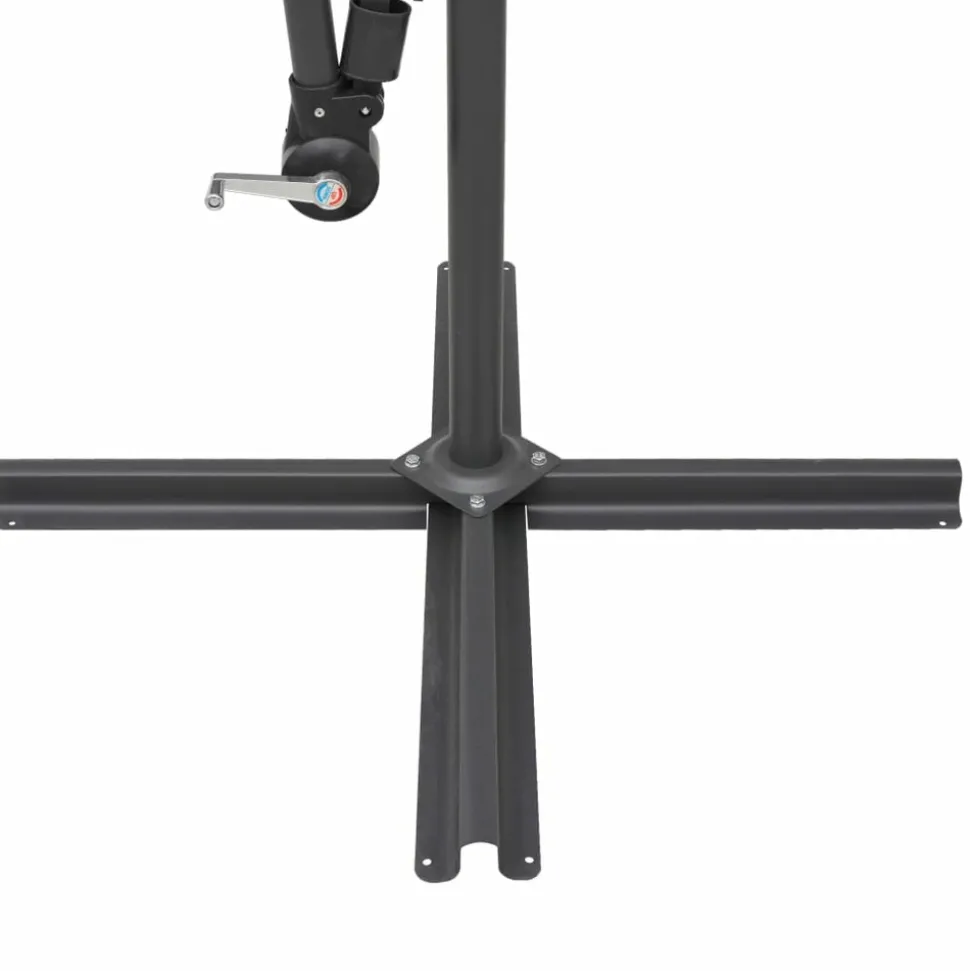 MAISON EXCLUSIVE - Parasol suspendu avec poteau terre cuite 3 m