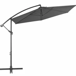 MAISON EXCLUSIVE - Parasol de jardin en porte-à-faux et poteau en aluminium