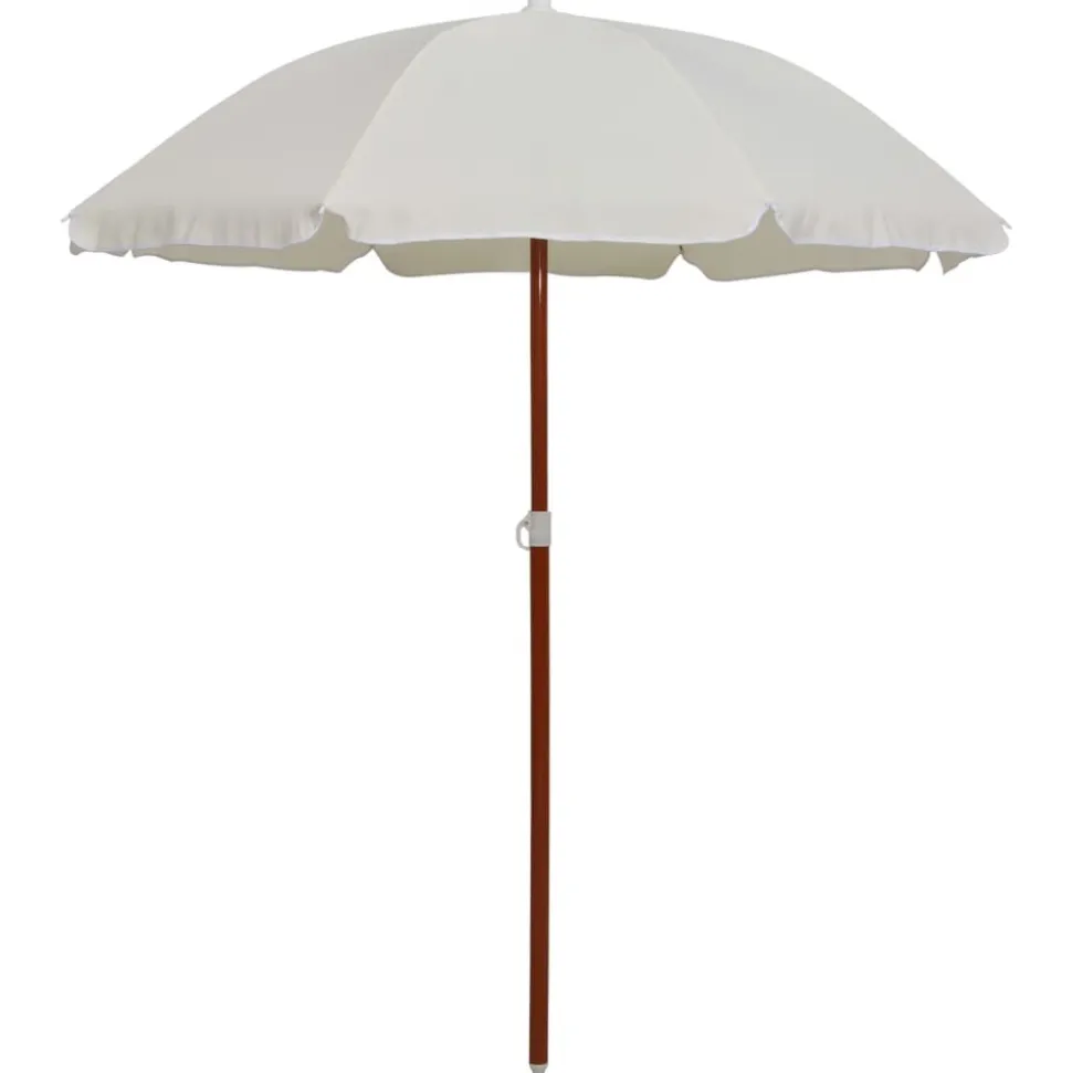 MAISON EXCLUSIVE - Parasol de jardin avec mât en acier 180 cm sable