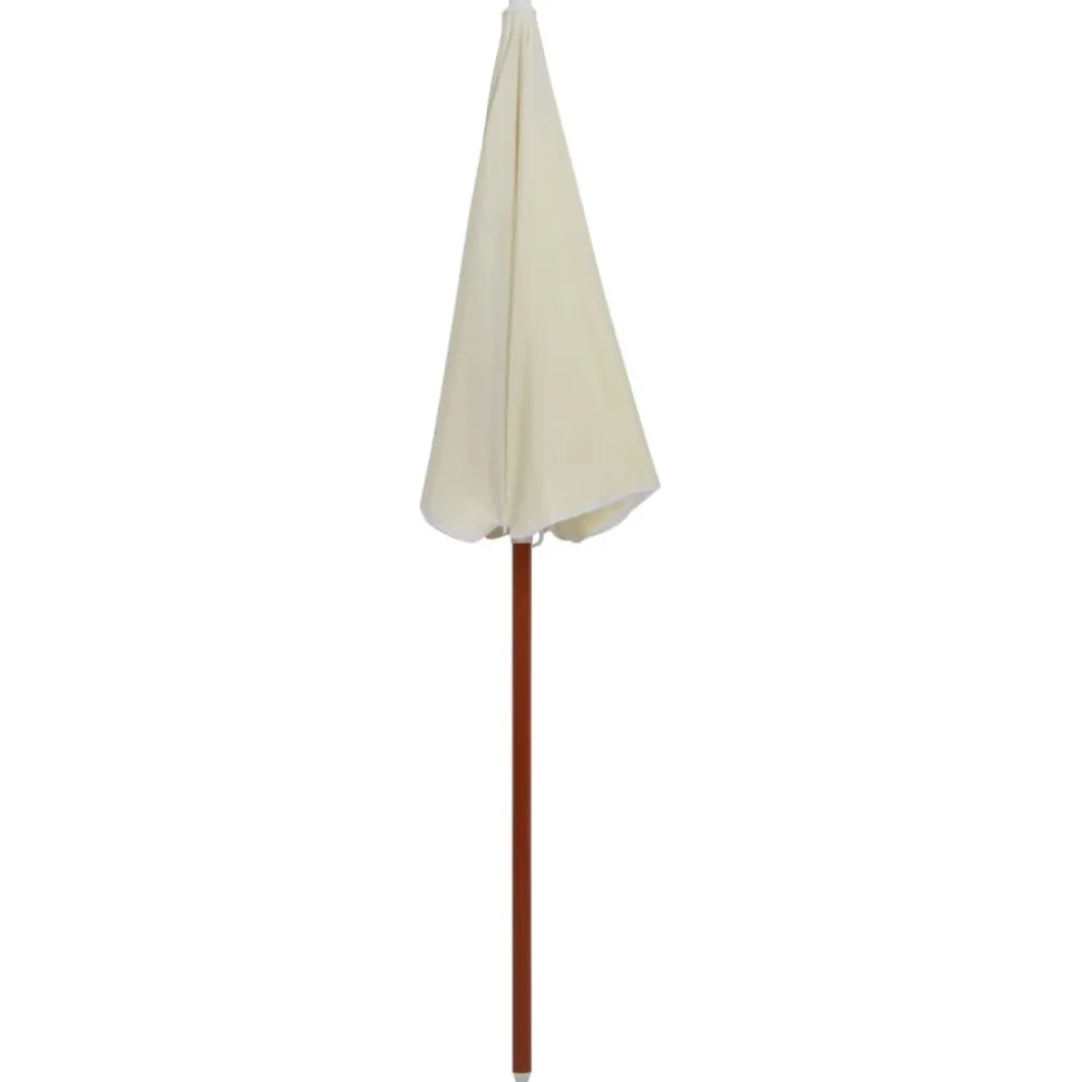 MAISON EXCLUSIVE - Parasol de jardin avec mât en acier 180 cm sable