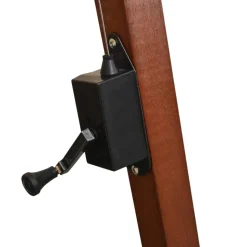 MAISON EXCLUSIVE - Parasol suspendu avec poteau en bois 300x300 cm vert