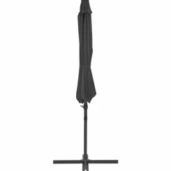 MAISON EXCLUSIVE - Parasol de jardin en porte-à-faux avec mât en acier anthracite