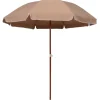 MAISON EXCLUSIVE - Parasol de jardin avec mât en acier 240 cm taupe