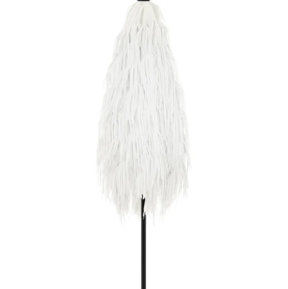 MAISON EXCLUSIVE - Parasol de jardin avec mât en acier blanc 223x223x213 cm