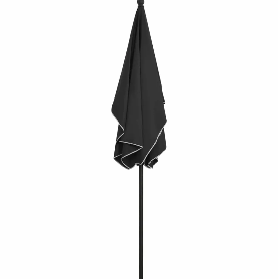 MAISON EXCLUSIVE - Parasol de jardin avec mât 210x140 cm anthracite