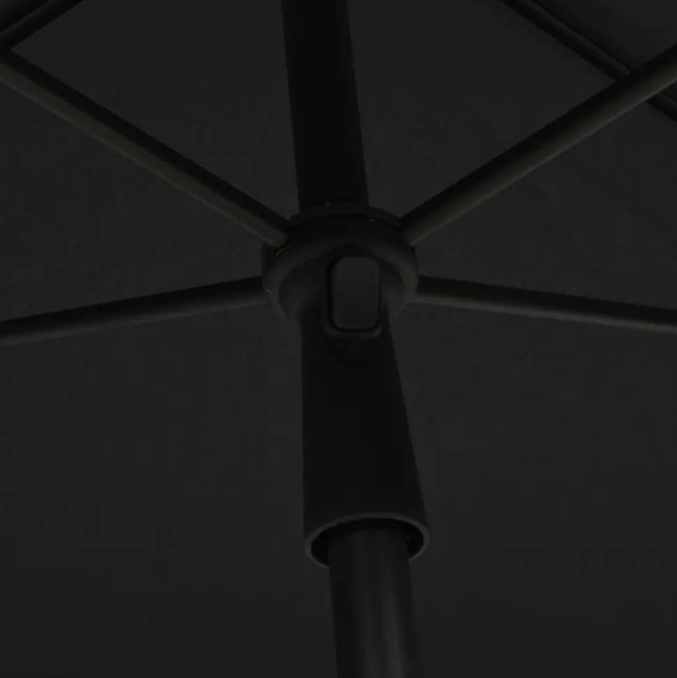 MAISON EXCLUSIVE - Parasol de jardin avec mât 210x140 cm anthracite
