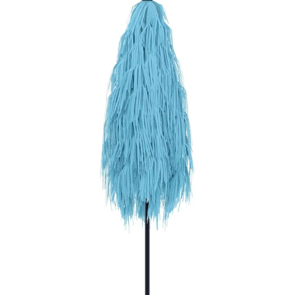 MAISON EXCLUSIVE - Parasol de jardin avec mât en acier bleu 268x268x226 cm