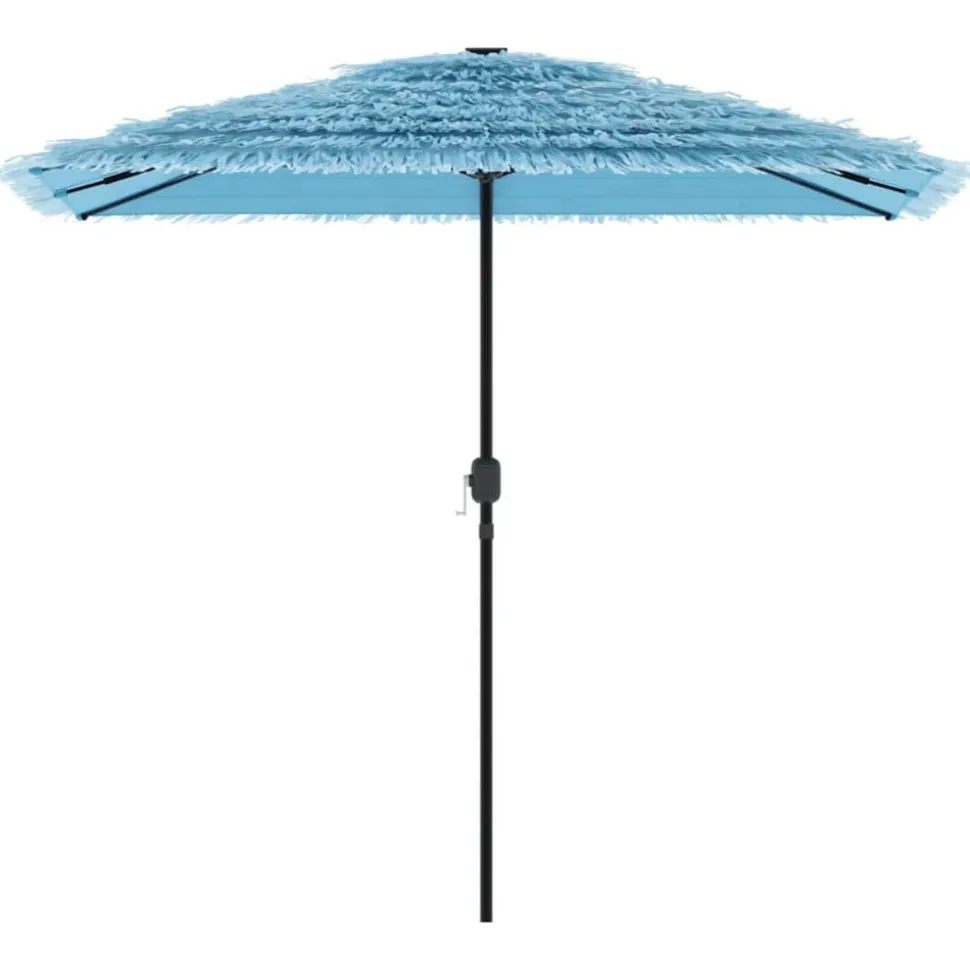 MAISON EXCLUSIVE - Parasol de jardin avec mât en acier bleu 248x248x248 cm