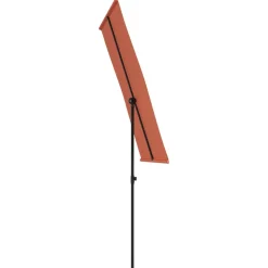 MAISON EXCLUSIVE - Parasol de jardin avec mât en aluminium 180x110 cm terre cuite