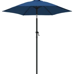 MAISON EXCLUSIVE - Parasol bleu 200x224 cm aluminium