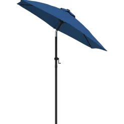 MAISON EXCLUSIVE - Parasol bleu 200x224 cm aluminium