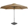 MAISON EXCLUSIVE - Parasol de jardin avec base portable taupe