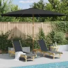 MAISON EXCLUSIVE - Parasol d'extérieur avec mât en bois 350 cm anthracite