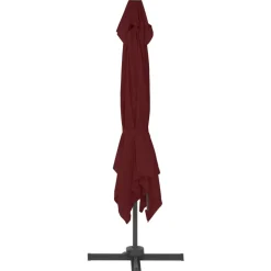 MAISON EXCLUSIVE - Parasol de jardin en porte-à-faux avec mât en aluminium