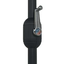 MAISON EXCLUSIVE - Parasol de jardin et mât en aluminium 270x246 cm anthracite