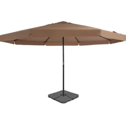 MAISON EXCLUSIVE - Parasol de jardin avec base portable taupe