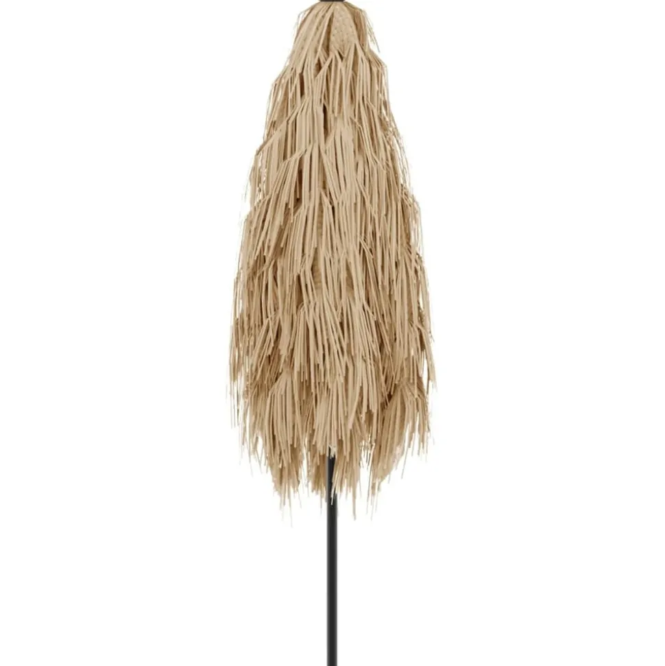 MAISON EXCLUSIVE - Parasol de jardin avec mât en acier marron 268x268x226 cm