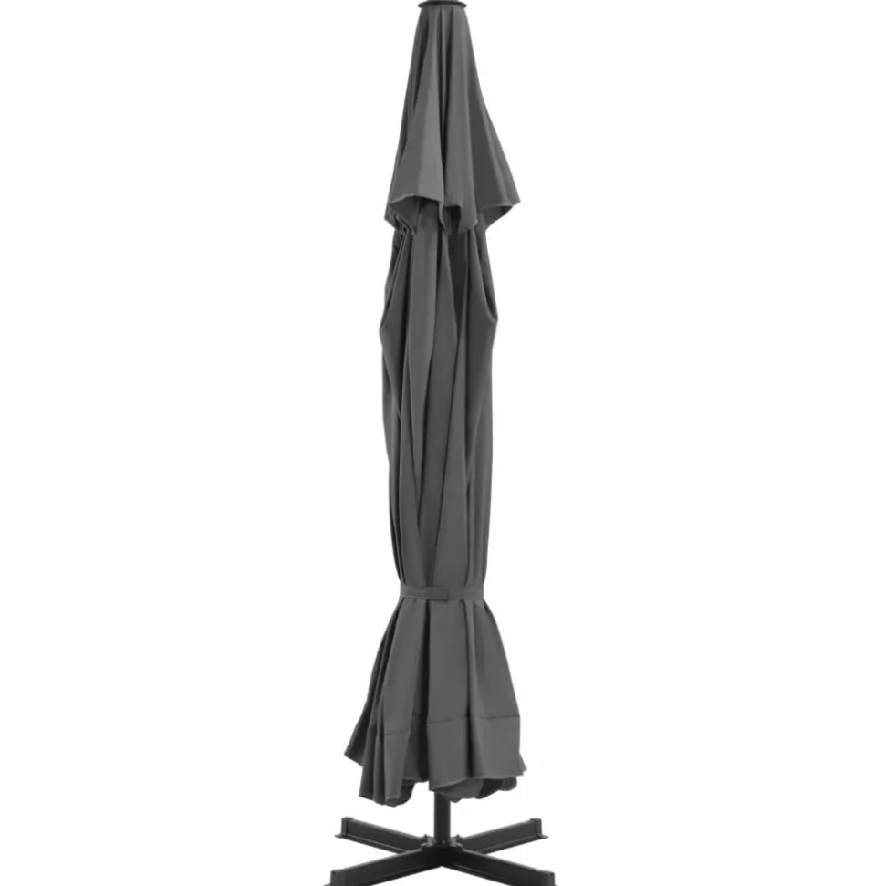 MAISON EXCLUSIVE - Parasol d'extérieur avec mât en aluminium 500 cm anthracite