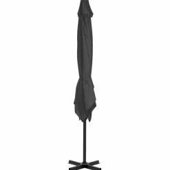 MAISON EXCLUSIVE - Parasol de jardin en porte-à-faux et poteau en aluminium