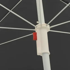 MAISON EXCLUSIVE - Parasol de jardin avec mât en acier anthracite 180 cm