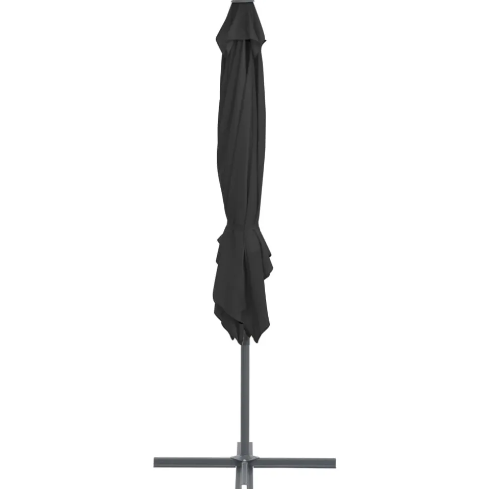 MAISON EXCLUSIVE - Parasol de jardin avec base portable anthracite