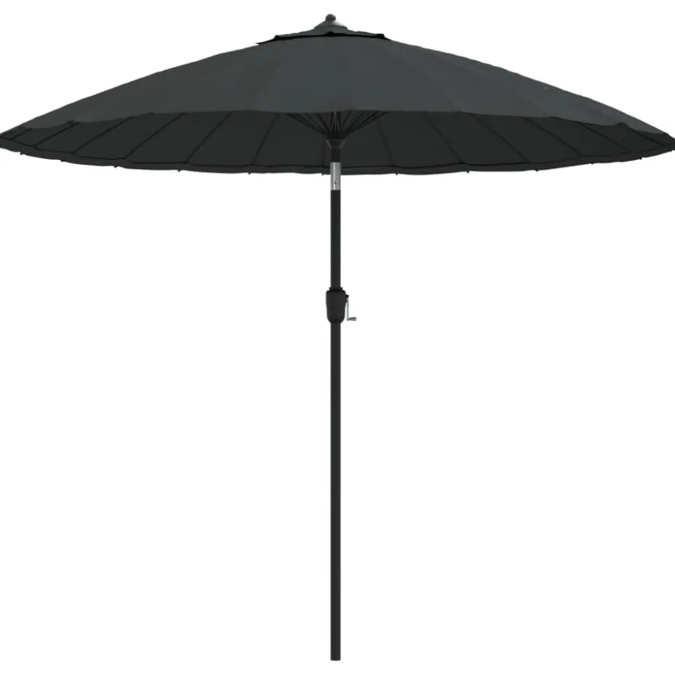 MAISON EXCLUSIVE - Parasol d'extérieur avec mât en aluminium 270 cm anthracite