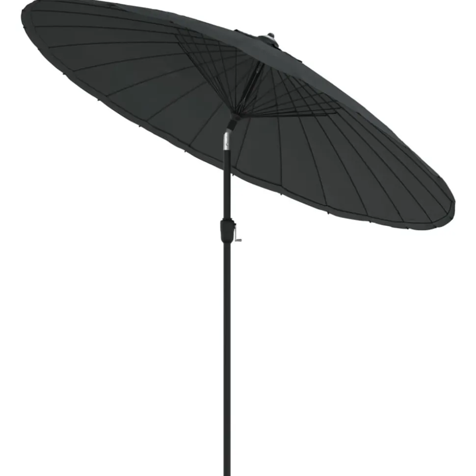 MAISON EXCLUSIVE - Parasol d'extérieur avec mât en aluminium 270 cm anthracite