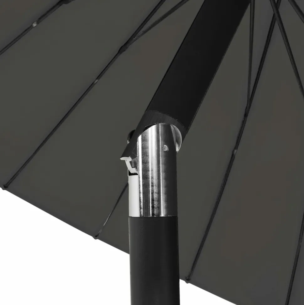 MAISON EXCLUSIVE - Parasol d'extérieur avec mât en aluminium 270 cm anthracite