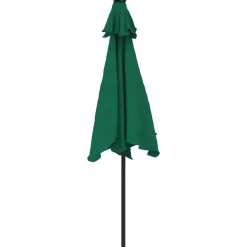 MAISON EXCLUSIVE - Parasol de jardin avec mât en acier vert 225x225x212 cm
