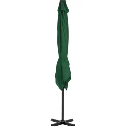 MAISON EXCLUSIVE - Parasol de jardin avec base portable vert