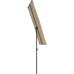 MAISON EXCLUSIVE - Parasol de jardin avec mât en aluminium 180x110 cm taupe