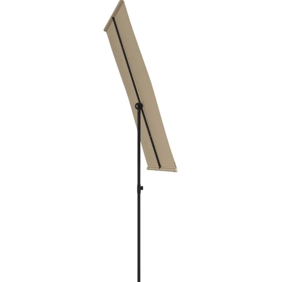 MAISON EXCLUSIVE - Parasol de jardin avec mât en aluminium 180x110 cm taupe