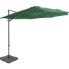 MAISON EXCLUSIVE - Parasol de jardin avec base portable vert