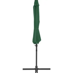 MAISON EXCLUSIVE - Parasol de jardin avec base portable vert