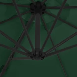MAISON EXCLUSIVE - Parasol de jardin avec base portable vert