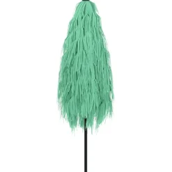 MAISON EXCLUSIVE - Parasol de jardin avec mât en acier vert 223x223x213 cm