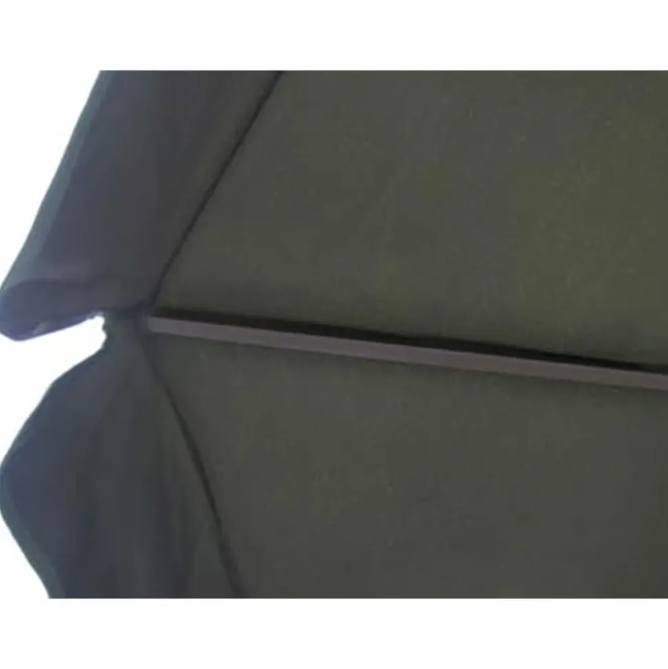 MAISON EXCLUSIVE - Parasol de jardin avec base portable aluminium vert