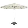 MAISON EXCLUSIVE - Parasol de jardin avec base portable sable