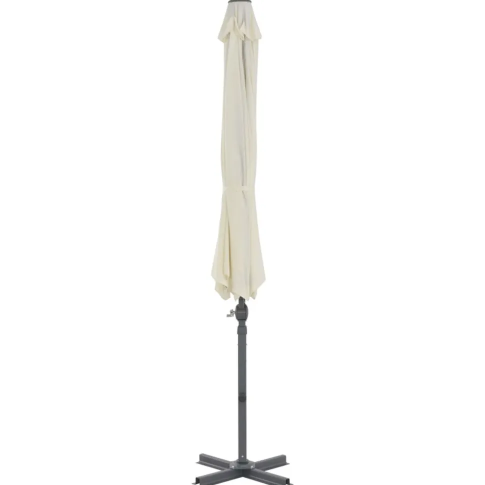 MAISON EXCLUSIVE - Parasol de jardin avec base portable sable