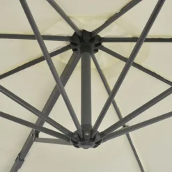 MAISON EXCLUSIVE - Parasol de jardin avec base portable sable