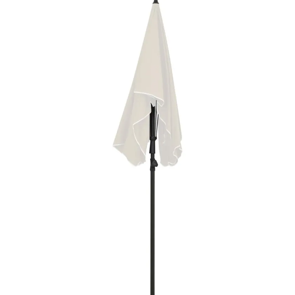MAISON EXCLUSIVE - Parasol de jardin avec mât 200x130 cm sable