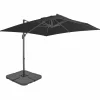 MAISON EXCLUSIVE - Parasol de jardin avec base portable anthracite