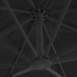 MAISON EXCLUSIVE - Parasol de jardin avec base portable anthracite