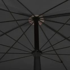 MAISON EXCLUSIVE - Parasol de jardin avec mât 200x130 cm anthracite