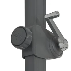 MAISON EXCLUSIVE - Parasol de jardin en porte-à-faux et poteau en aluminium vert