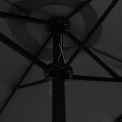 MAISON EXCLUSIVE - Parasol d'extérieur poteau en aluminium 460x270 cm anthracite